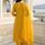 Women Floral Embroidered Pleated Liva Kurta with Palazzos & With Dupatta