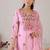 Women Floral Embroidered Regular Thread Work Kurta with Trousers & With Dupatta