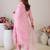 Women Floral Embroidered Regular Thread Work Kurta with Trousers & With Dupatta