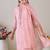 Women Floral Embroidered Regular Thread Work Kurta with Trousers & With Dupatta