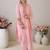 Women Floral Embroidered Regular Thread Work Kurta with Trousers & With Dupatta