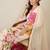 Women Floral Printed Regular Linen Kurta with Trousers & With Dupatta