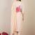 Women Floral Printed Regular Linen Kurta with Trousers & With Dupatta