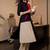 Women Regular Thread Work Pure Cotton Kurta with Trousers