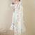 Women Floral Embroidered Regular Thread Work Pure Cotton Kurta with Trousers & With Dupatta