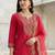 Women Ethnic Motifs Embroidered Regular Thread Work Liva Kurta with Trousers & With Dupatta