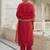 Women Ethnic Motifs Embroidered Regular Thread Work Liva Kurta with Trousers & With Dupatta