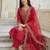 Women Ethnic Motifs Embroidered Regular Thread Work Liva Kurta with Trousers & With Dupatta