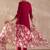 Ethnic Motifs Embroidered Thread Work Straight Kurta With Trousers & Dupatta