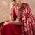 Ethnic Motifs Embroidered Thread Work Straight Kurta With Trousers & Dupatta
