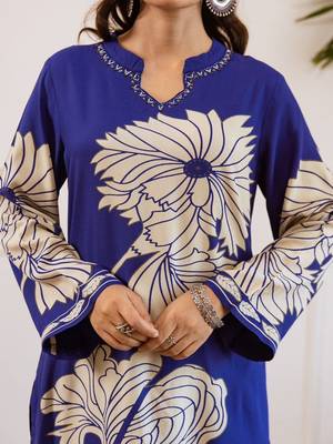 Women Floral Printed Kurta with Palazzo 2