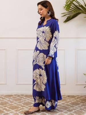 Women Floral Printed Kurta with Palazzo 3