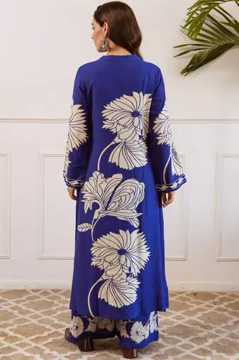Women Floral Printed Kurta with Palazzo