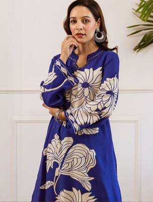 Women Floral Printed Kurta with Palazzo 6