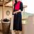 Women Colourblocked Mandarin Collar Pure Cotton A-Line Kurta with Trousers