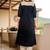 Women Colourblocked Mandarin Collar Pure Cotton A-Line Kurta with Trousers