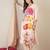 Women Floral Printed Linen Kurta with Trousers & Dupatta
