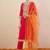 Ethnic Motifs Embroidered Sequinned Straight Kurta With Trousers & Dupatta