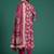 Floral Printed Angrakha Pure Cotton Kurta with Trousers & With Dupatta
