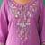 Women Floral Embroidered Regular Mirror Work Pure Cotton Kurta with Trousers & With Dupatta