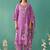 Women Floral Embroidered Regular Mirror Work Pure Cotton Kurta with Trousers & With Dupatta