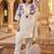 Floral Printed Beads And Stones V-Neck A-Line Pure Cotton Kurta With Trousers