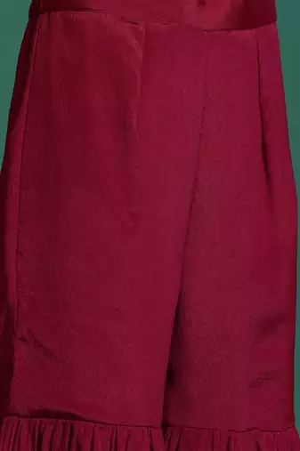 Ethnic Motifs Embroidered Kurta with Sharara & Dupatta