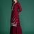 Ethnic Motifs Embroidered Kurta with Sharara & Dupatta