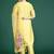 Floral Embroidered Thread Work Liva Kurta with Trousers & With Dupatta