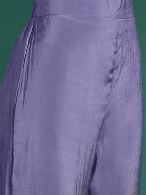 Floral Embroidered Sequinned Kurta With Trousers & Dupatta 3