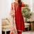 Women Floral Embroidered Regular Thread Work Kurta with Trousers & With Dupatta