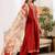 Women Floral Embroidered Regular Thread Work Kurta with Trousers & With Dupatta