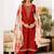 Women Floral Embroidered Regular Thread Work Kurta with Trousers & With Dupatta