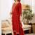 Women Floral Embroidered Regular Thread Work Kurta with Trousers & With Dupatta