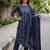 Women Ethnic Motifs Printed Regular Beads and Stones Pure Cotton Kurta with Trousers & With Dupatta
