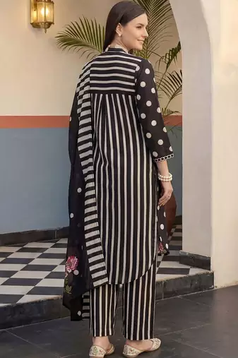 Women Floral Printed Regular Pure Cotton Kurta with Trousers & With Dupatta