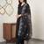 Women Ethnic Motifs Embroidered Pleated Thread Work Kurta with Trousers & With Dupatta