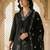 Embroidered Thread Work Pure Cotton Kurta with Trousers & With Dupatta