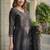 Women Embroidered Regular Liva Kurta with Trousers & With Dupatta