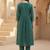 Women Floral Embroidered Regular Thread Work Kurta with Trousers