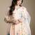 Floral Printed V-Neck Empire Pure Cotton A-Line Kurta With Trousers & Dupatta