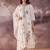 Floral Embroidered Thread Work Straight Kurta With Trousers & Dupatta