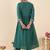 Women Floral Embroidered Panelled Thread Work Kurta with Trousers