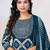 Women Floral Printed Regular Sequinned Pure Cotton Kurta with Trousers & With Dupatta