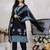 Women Floral Printed Regular Sequinned Pure Cotton Kurta with Trousers & With Dupatta