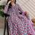 Women Floral Printed Empire Pure Cotton Kurta with Trousers & With Dupatta