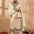 Women Ethnic Motifs Embroidered Regular Thread Work Pure Cotton Kurta with Trousers & With Dupatta