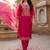 Women Ethnic Motifs Embroidered Regular Kurta with Trousers & With Dupatta