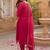 Women Ethnic Motifs Embroidered Regular Kurta with Trousers & With Dupatta