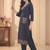 Women Ethnic Motifs Embroidered Regular Thread Work Pure Cotton Kurta with Trousers